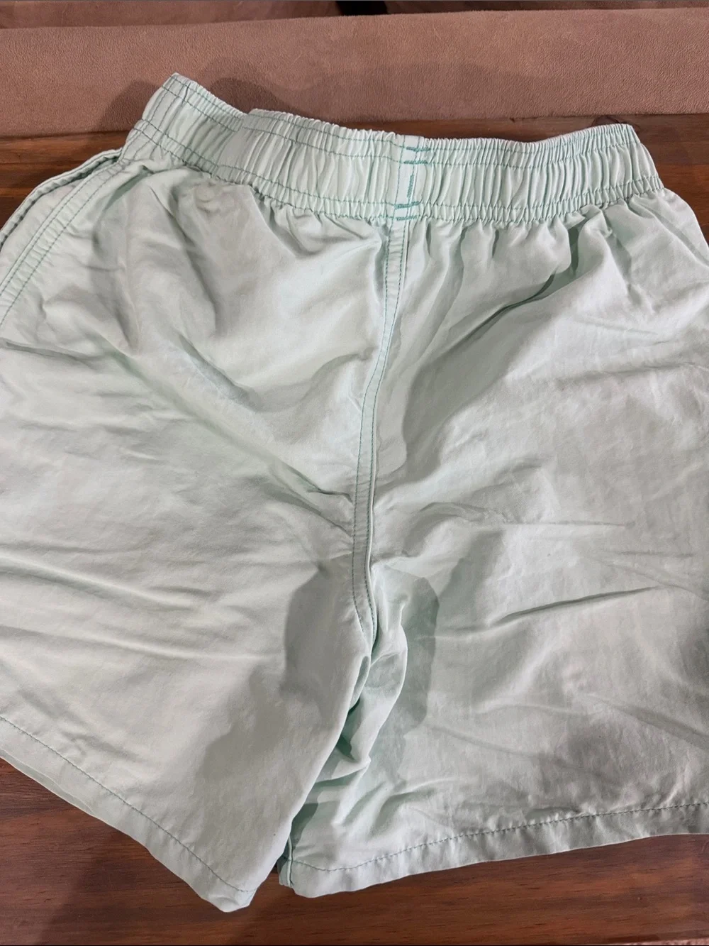 Patagonia kids Light Mint Casual Elastic-Waist swim shorts